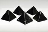 2" Polished Black Obsidian Pyramid - Photo 3